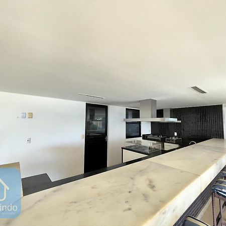 Apartamento Completo Com Vista Mar E Pe Na Areia Salvador Buitenkant foto