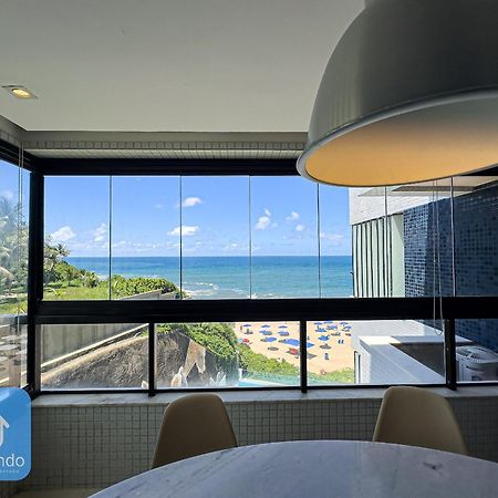 Apartamento Completo Com Vista Mar E Pe Na Areia Salvador Buitenkant foto