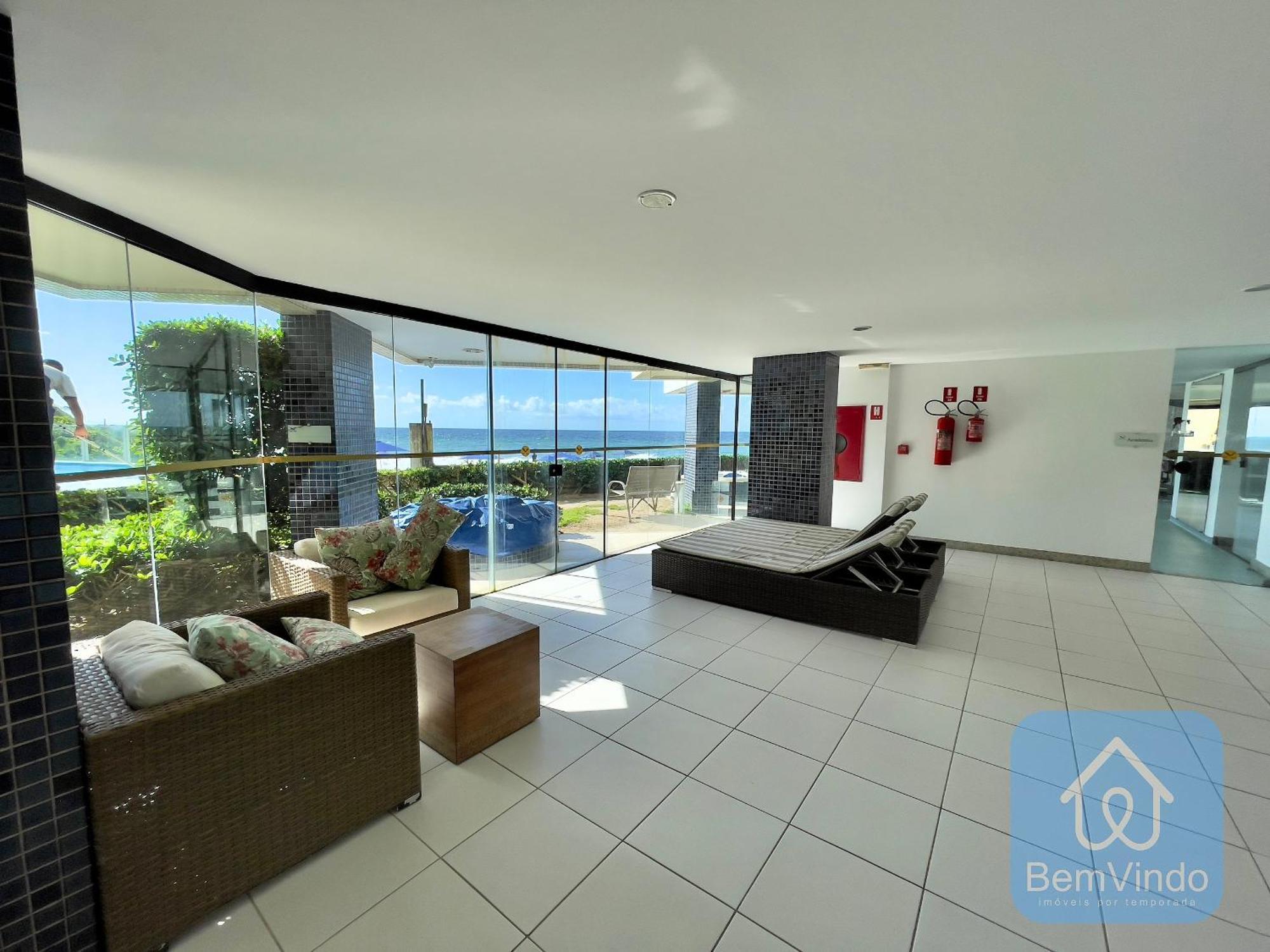 Apartamento Completo Com Vista Mar E Pe Na Areia Salvador Buitenkant foto