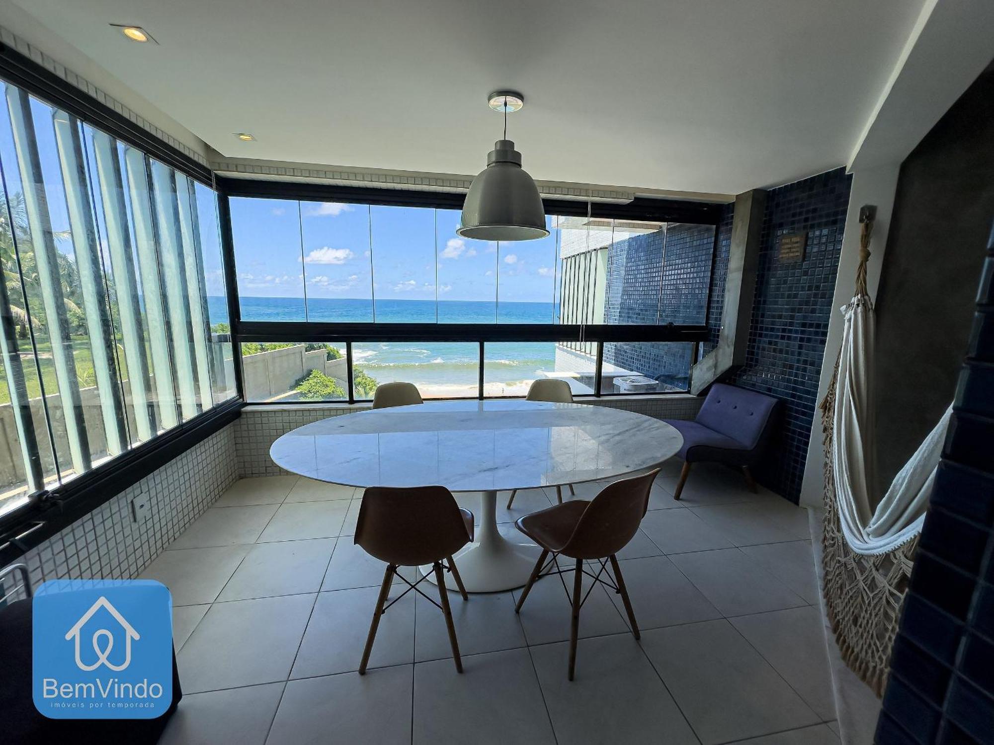 Apartamento Completo Com Vista Mar E Pe Na Areia Salvador Buitenkant foto