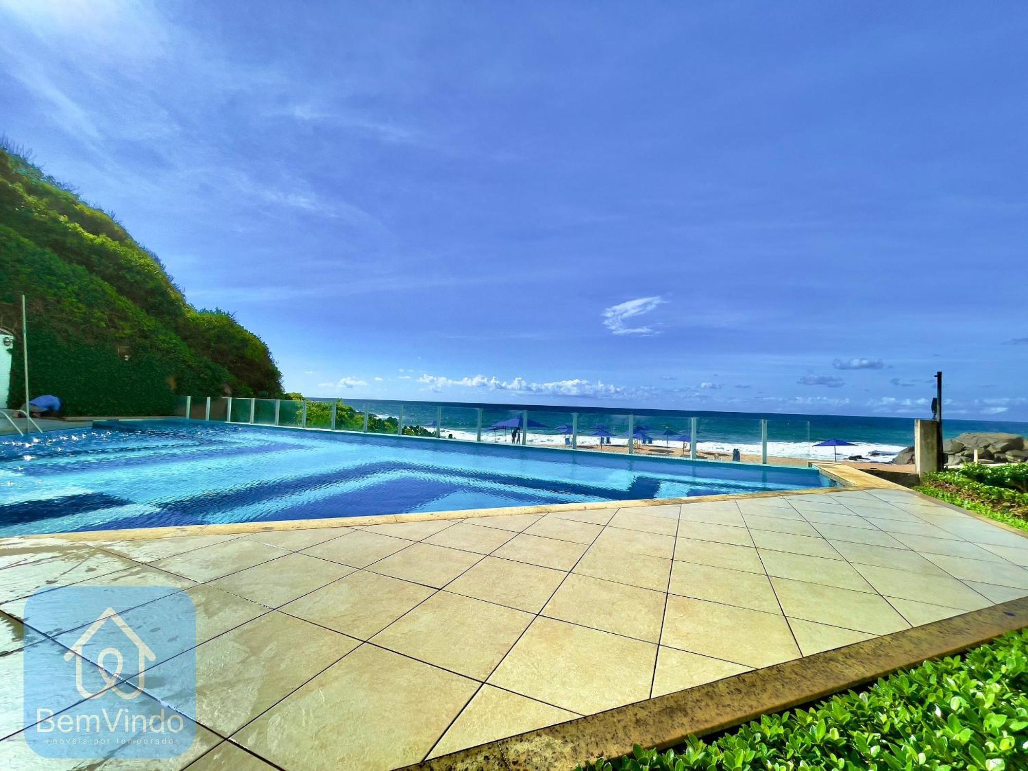 Apartamento Completo Com Vista Mar E Pe Na Areia Salvador Buitenkant foto