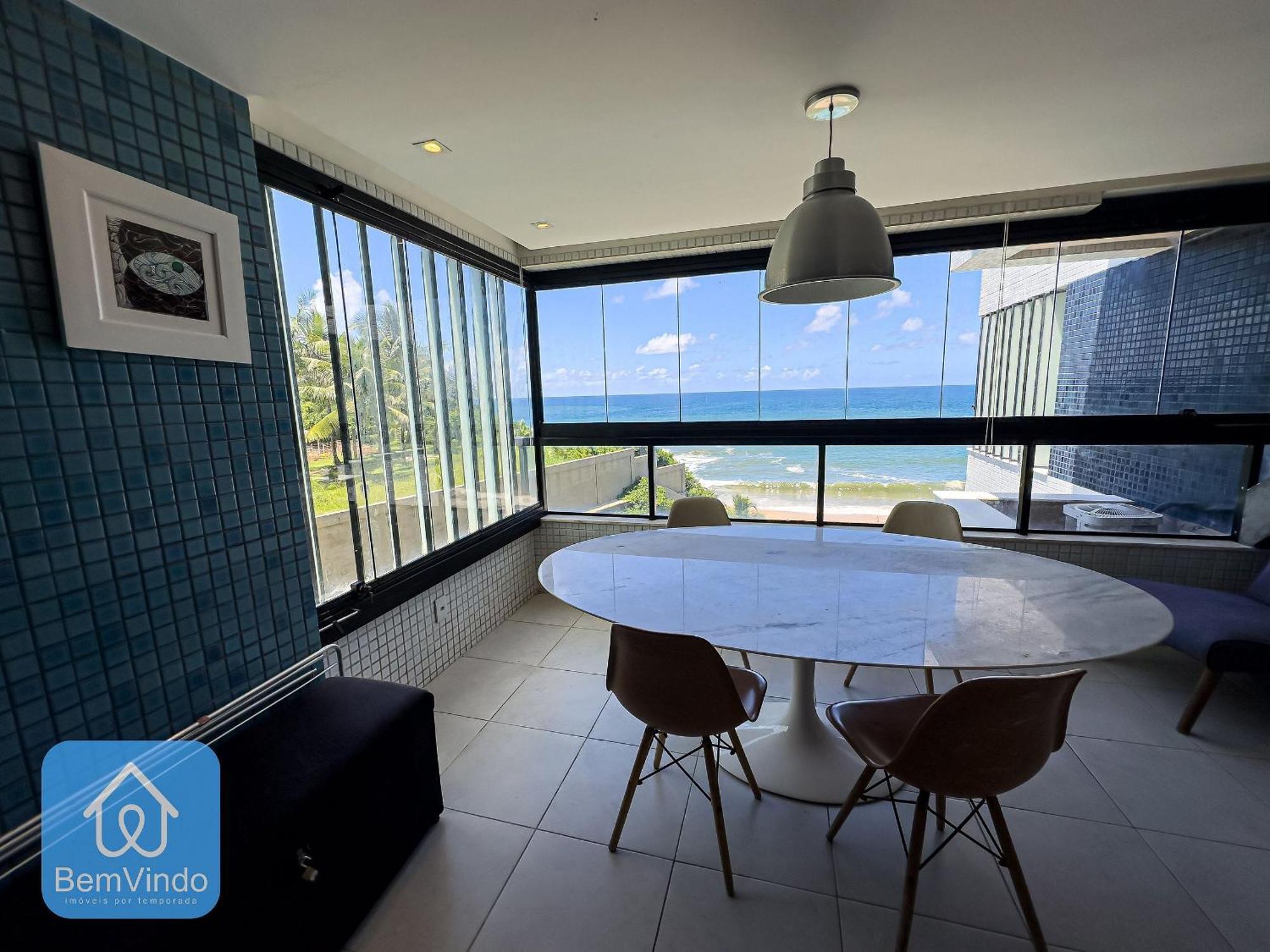 Apartamento Completo Com Vista Mar E Pe Na Areia Salvador Buitenkant foto