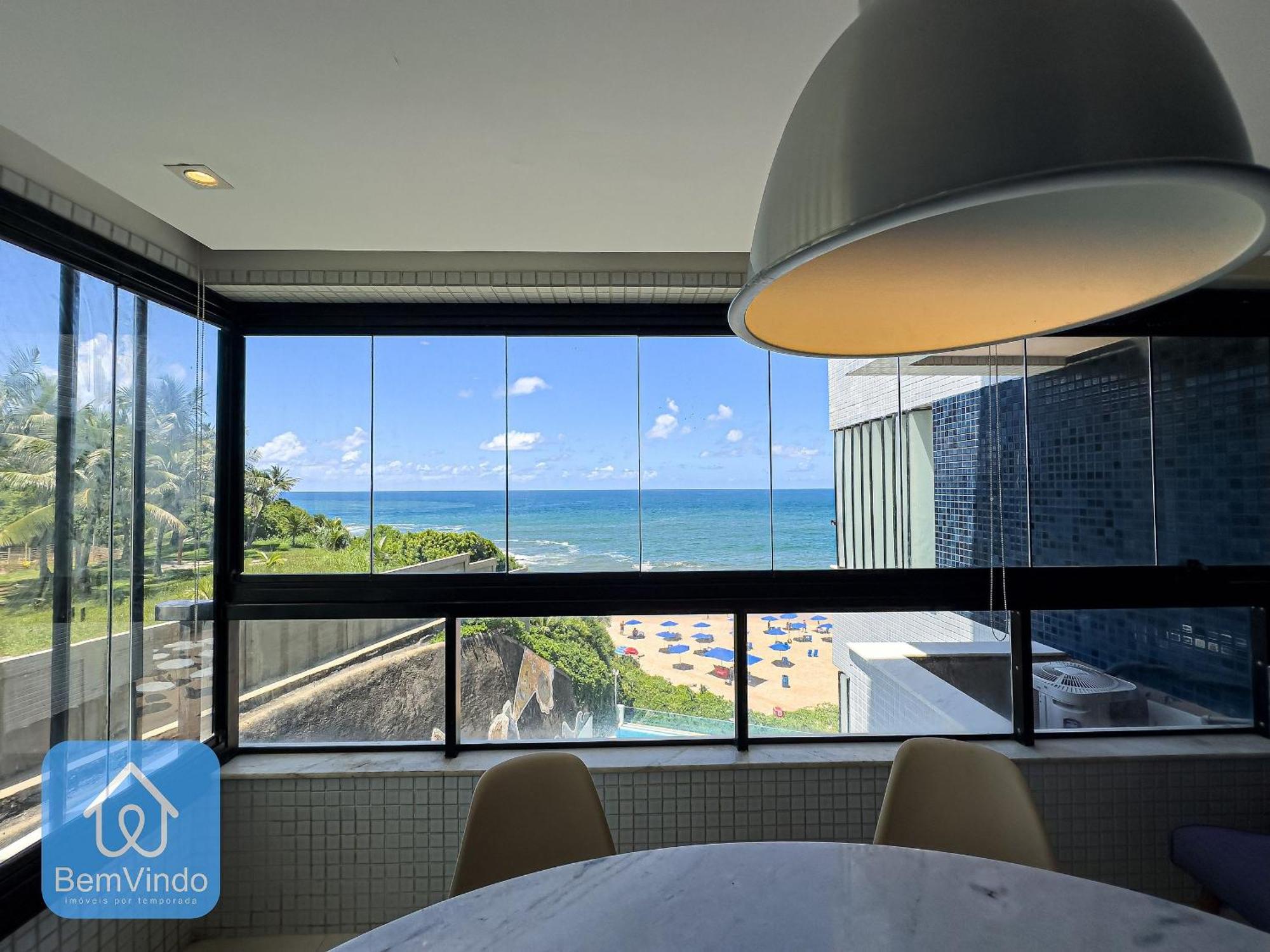 Apartamento Completo Com Vista Mar E Pe Na Areia Salvador Buitenkant foto