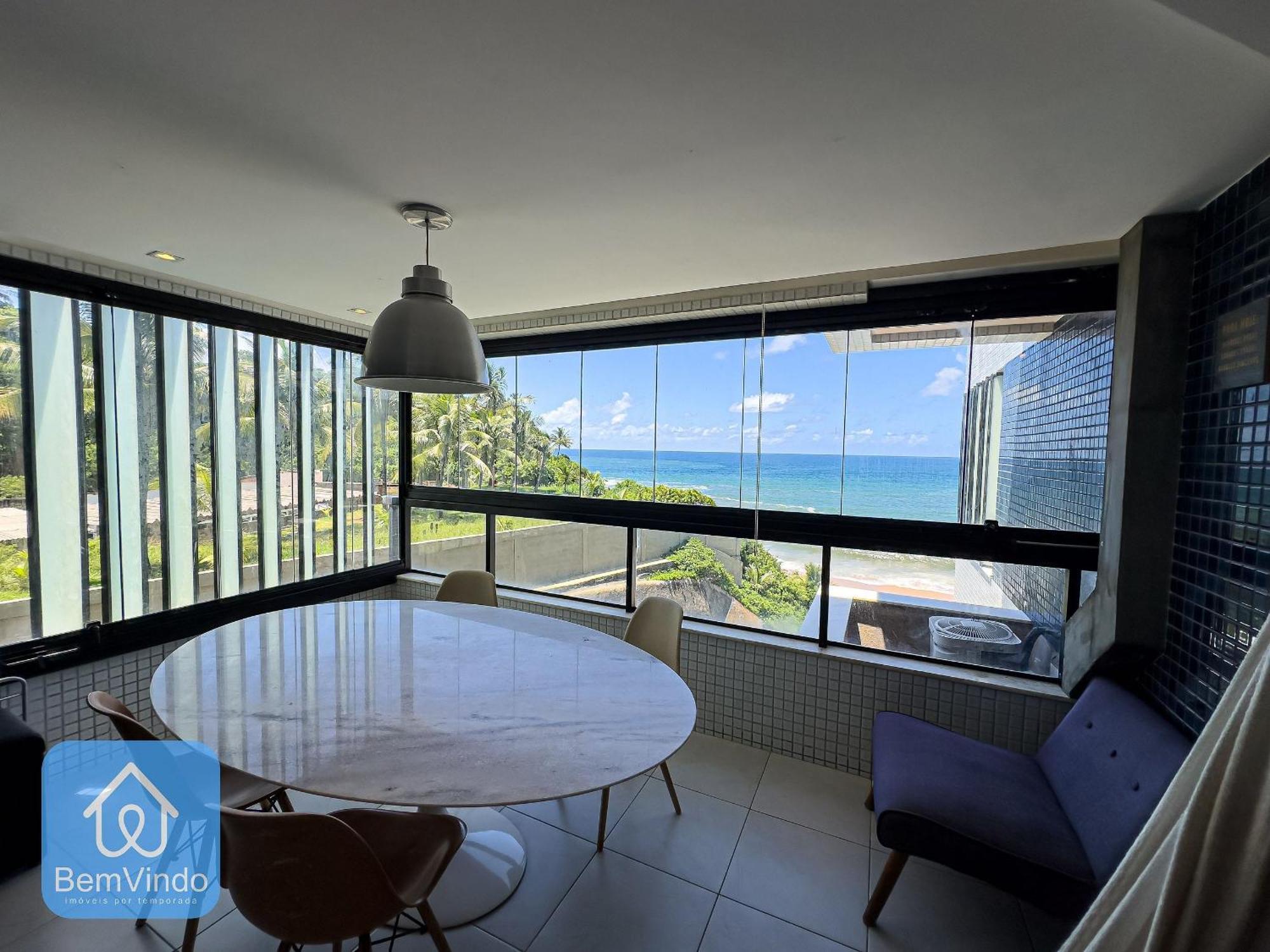 Apartamento Completo Com Vista Mar E Pe Na Areia Salvador Buitenkant foto