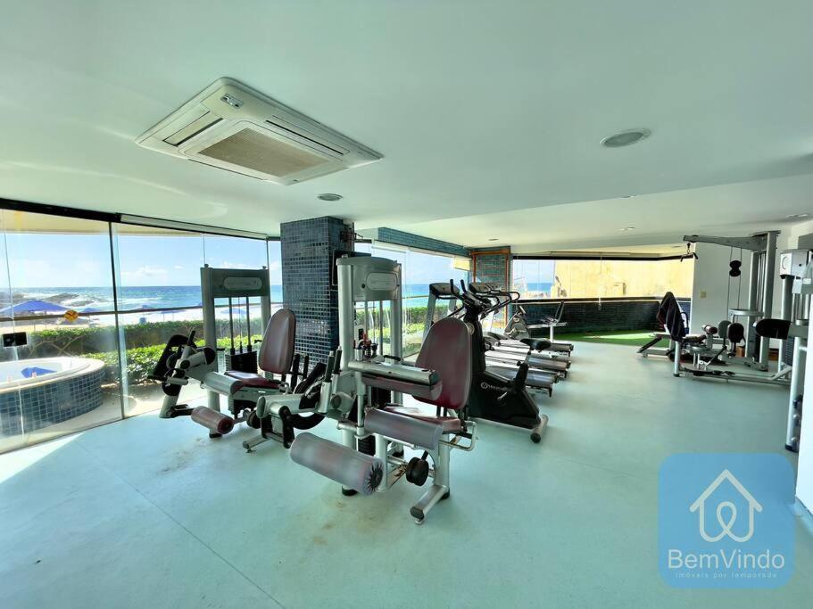 Apartamento Completo Com Vista Mar E Pe Na Areia Salvador Buitenkant foto