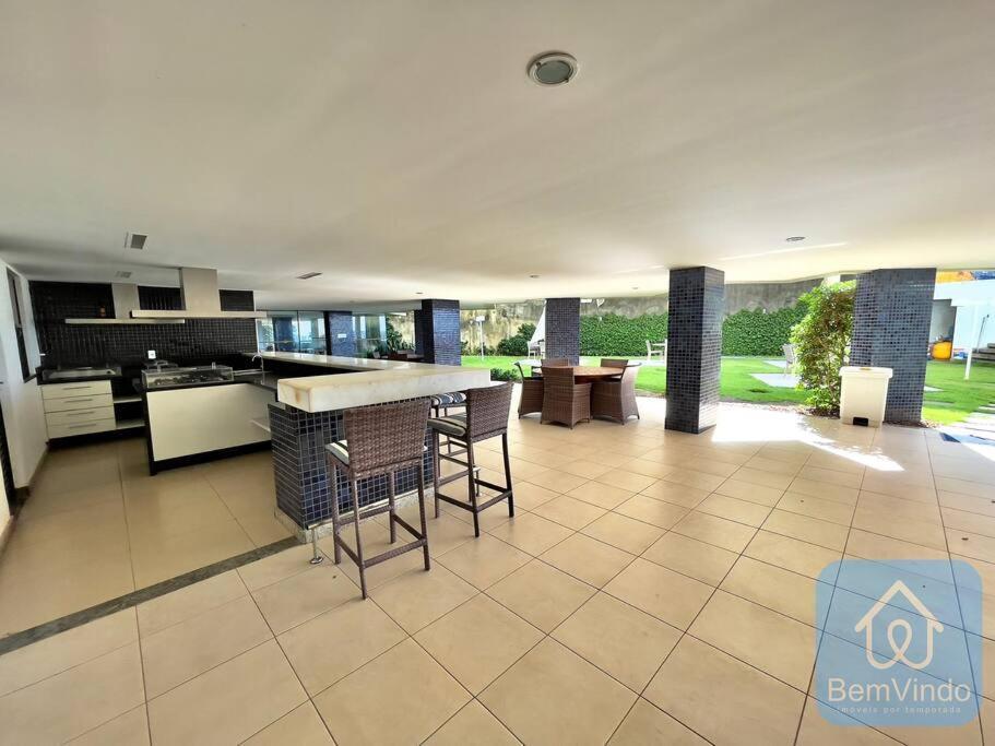 Apartamento Completo Com Vista Mar E Pe Na Areia Salvador Buitenkant foto