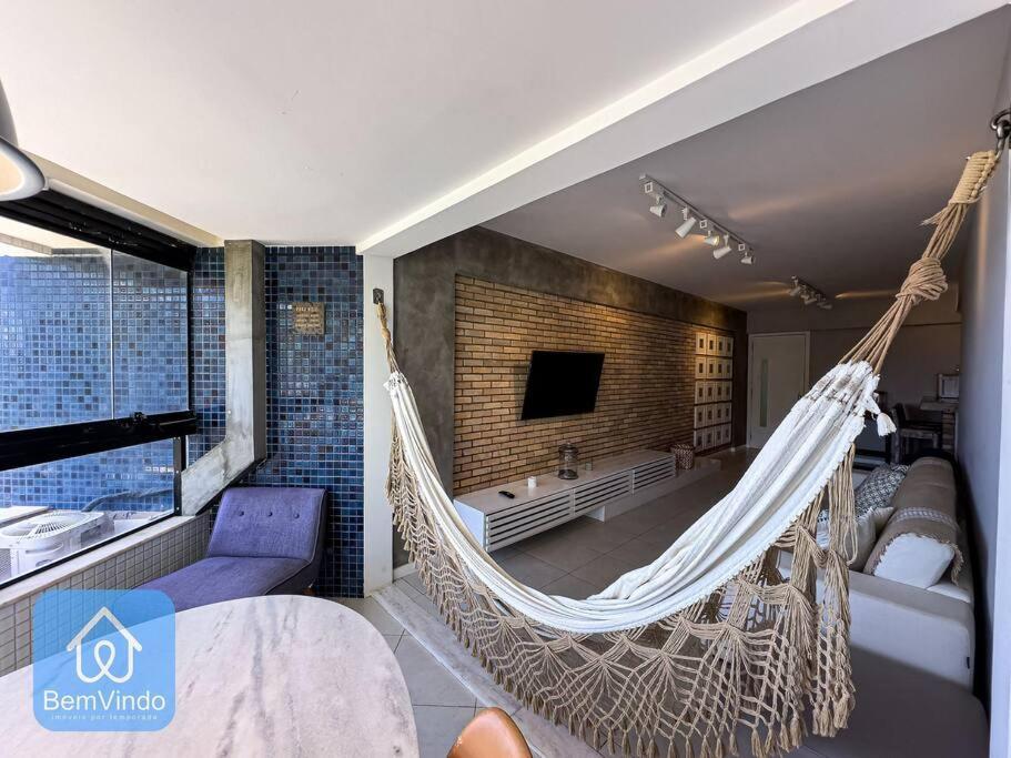 Apartamento Completo Com Vista Mar E Pe Na Areia Salvador Buitenkant foto