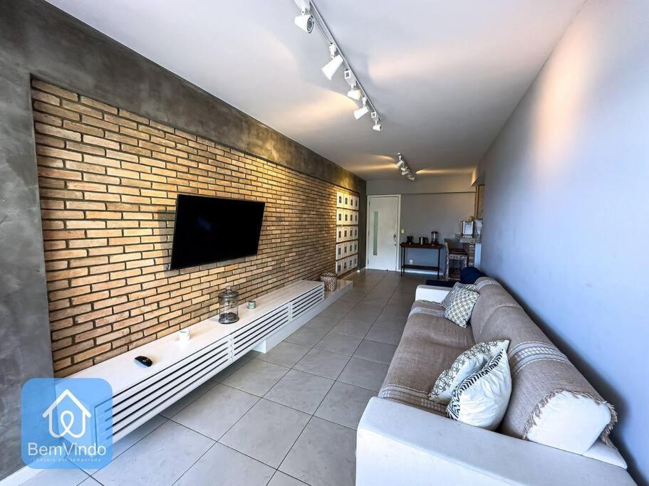 Apartamento Completo Com Vista Mar E Pe Na Areia Salvador Buitenkant foto